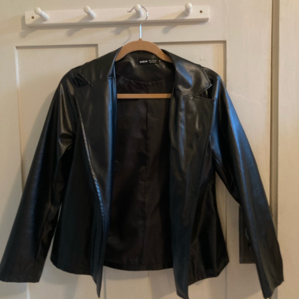 Faux Leather Jacket